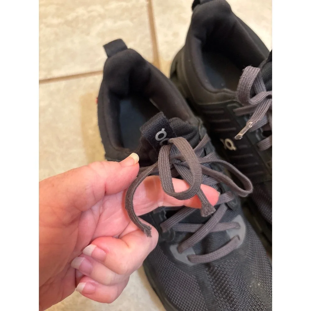 On Cloudpulse Kids Training Shoes Black Helion CloudTec Sneakers 6.5Y